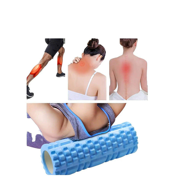 Rolo de Liberação Miofascial de Espuma para Relaxamento, Yoga e Pilates - Arquitetura da Saúde